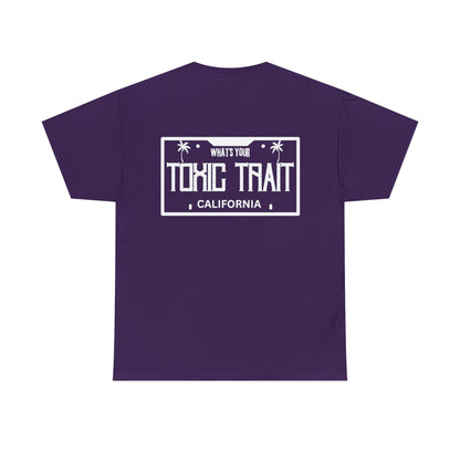 License Plate Toxic Trait Heavy Cotton Tee