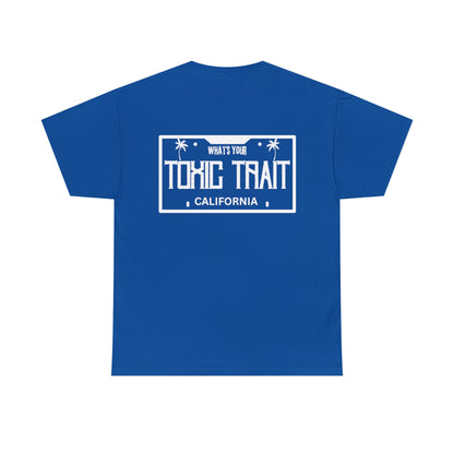 License Plate Toxic Trait Heavy Cotton Tee