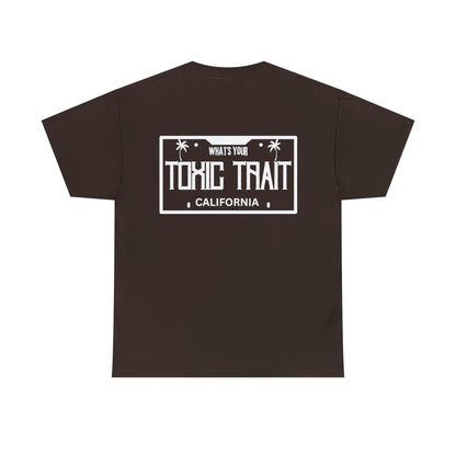 License Plate Toxic Trait Heavy Cotton Tee