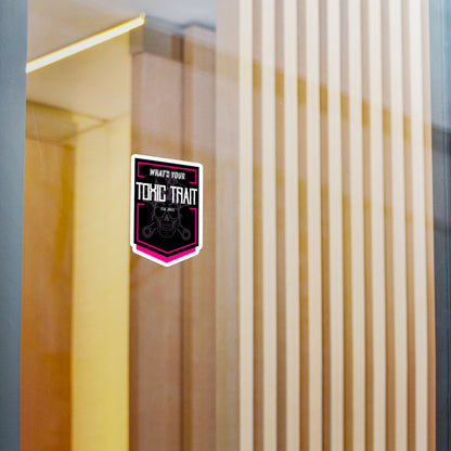 Toxic Trait Pink Kiss-Cut Vinyl Decals