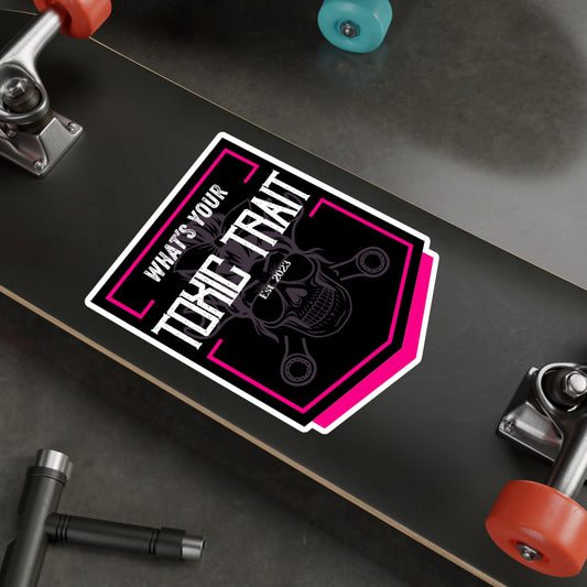 Toxic Trait Pink Kiss-Cut Vinyl Decals