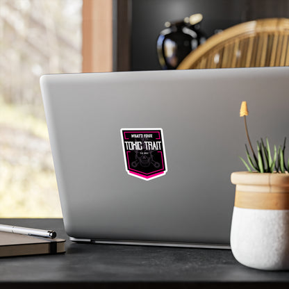 Toxic Trait Pink Kiss-Cut Vinyl Decals