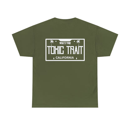 License Plate Toxic Trait Heavy Cotton Tee