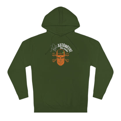 Poe Automotive bearded Skull Hooded Sweatshirt