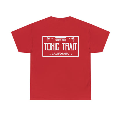 License Plate Toxic Trait Heavy Cotton Tee