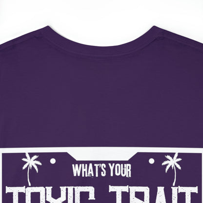 License Plate Toxic Trait Heavy Cotton Tee
