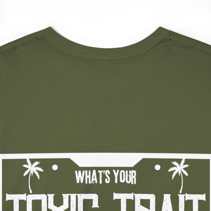 License Plate Toxic Trait Heavy Cotton Tee