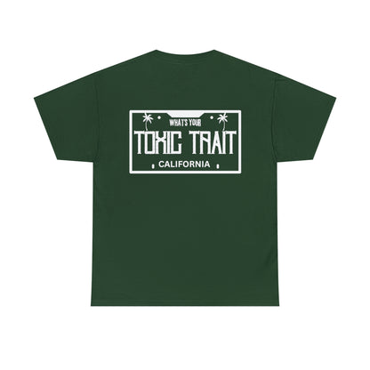 License Plate Toxic Trait Heavy Cotton Tee