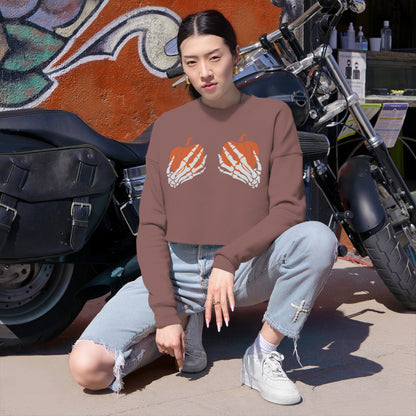 Hold your Gourd Women's Cropped Sweatshirt