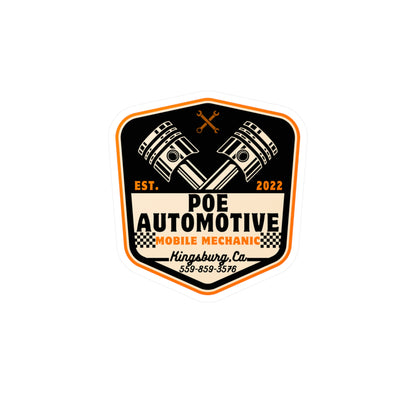 Poe Automotive Kiss-Cut Vinyl Decals
