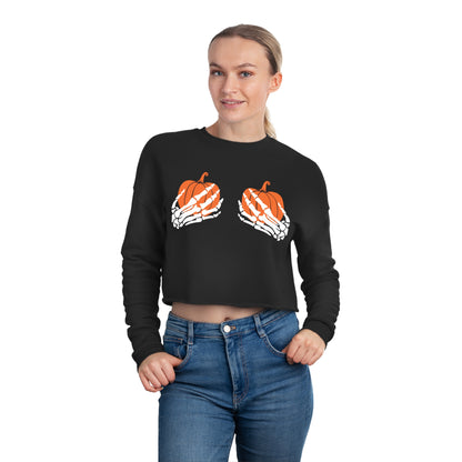 Hold your Gourd Women's Cropped Sweatshirt