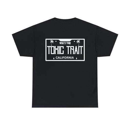License Plate Toxic Trait Heavy Cotton Tee
