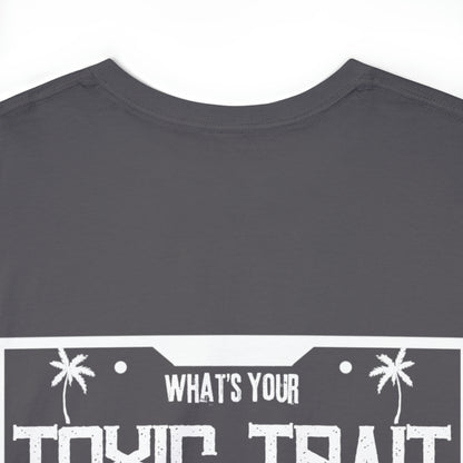 License Plate Toxic Trait Heavy Cotton Tee