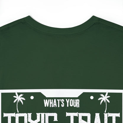 License Plate Toxic Trait Heavy Cotton Tee