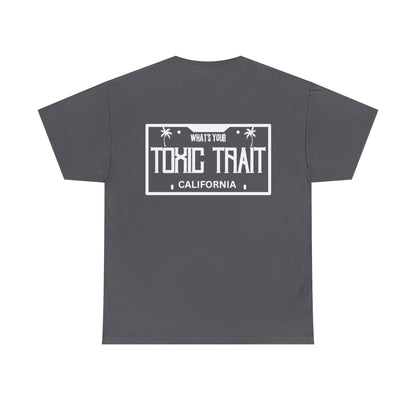 License Plate Toxic Trait Heavy Cotton Tee