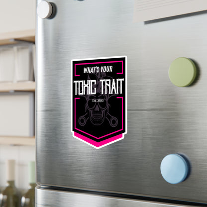 Toxic Trait Pink Kiss-Cut Vinyl Decals