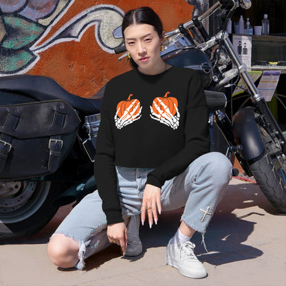 Hold your Gourd Women's Cropped Sweatshirt
