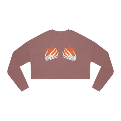 Hold your Gourd Women's Cropped Sweatshirt