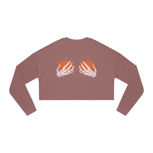 Hold your Gourd Women's Cropped Sweatshirt