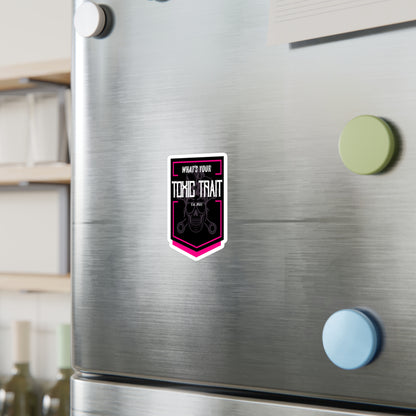 Toxic Trait Pink Kiss-Cut Vinyl Decals